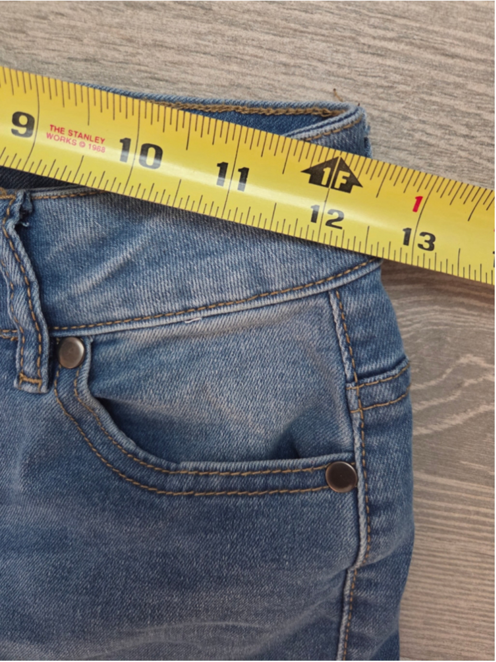 Women's Fashion Nova Blue Cargo Straight Leg Jeans Size 3 - Picture 5 of 6